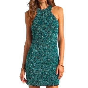 PARKER "Mariah Sequin Dress" Sz S